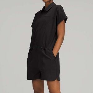Lululemon Stretch Rib Pocketed Romper in Black Size 6